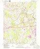 Gainesville Virginia Historical topographic map, 1:24000 scale, 7.5 X 7.5 Minute, Year 1968