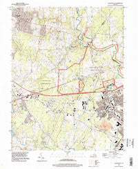 Gainesville Virginia Historical topographic map, 1:24000 scale, 7.5 X 7.5 Minute, Year 1994