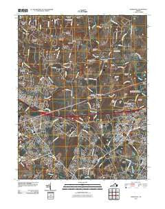 Gainesville Virginia Historical topographic map, 1:24000 scale, 7.5 X 7.5 Minute, Year 2010