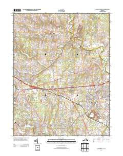 Gainesville Virginia Historical topographic map, 1:24000 scale, 7.5 X 7.5 Minute, Year 2013