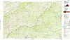 Galax Virginia Historical topographic map, 1:100000 scale, 30 X 60 Minute, Year 1986