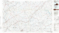 Galax Virginia Historical topographic map, 1:100000 scale, 30 X 60 Minute, Year 1986