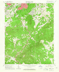 Garden City Virginia Historical topographic map, 1:24000 scale, 7.5 X 7.5 Minute, Year 1963