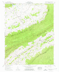 Garden Mountain Virginia Historical topographic map, 1:24000 scale, 7.5 X 7.5 Minute, Year 1958