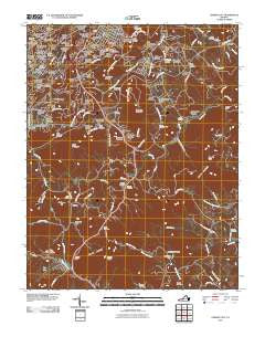 Garden City Virginia Historical topographic map, 1:24000 scale, 7.5 X 7.5 Minute, Year 2011