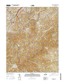 Garden City Virginia Current topographic map, 1:24000 scale, 7.5 X 7.5 Minute, Year 2016