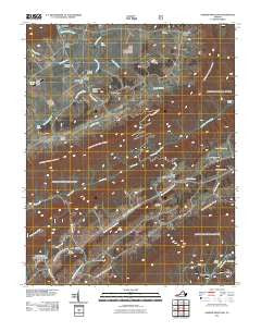 Garden Mountain Virginia Historical topographic map, 1:24000 scale, 7.5 X 7.5 Minute, Year 2011