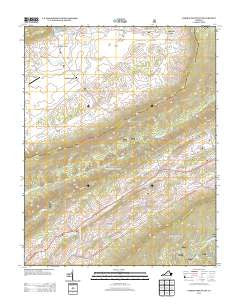 Garden Mountain Virginia Historical topographic map, 1:24000 scale, 7.5 X 7.5 Minute, Year 2013