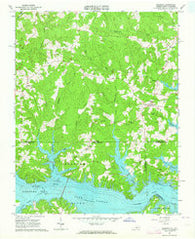 Gasburg Virginia Historical topographic map, 1:24000 scale, 7.5 X 7.5 Minute, Year 1963