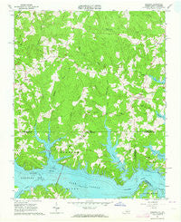Gasburg Virginia Historical topographic map, 1:24000 scale, 7.5 X 7.5 Minute, Year 1963