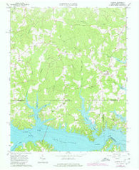 Gasburg Virginia Historical topographic map, 1:24000 scale, 7.5 X 7.5 Minute, Year 1963
