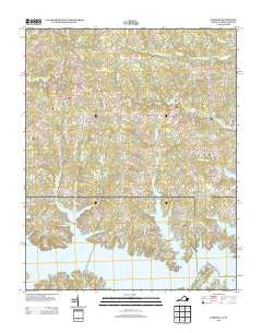 Gasburg Virginia Historical topographic map, 1:24000 scale, 7.5 X 7.5 Minute, Year 2013