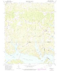 Gasburg Virginia Historical topographic map, 1:24000 scale, 7.5 X 7.5 Minute, Year 1963