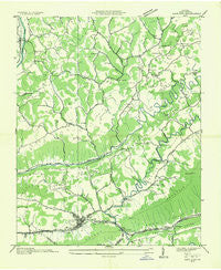 Gate City Virginia Historical topographic map, 1:24000 scale, 7.5 X 7.5 Minute, Year 1935