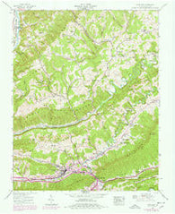 Gate City Virginia Historical topographic map, 1:24000 scale, 7.5 X 7.5 Minute, Year 1938