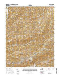 Gate City Virginia Current topographic map, 1:24000 scale, 7.5 X 7.5 Minute, Year 2016