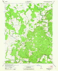Germanna Bridge Virginia Historical topographic map, 1:24000 scale, 7.5 X 7.5 Minute, Year 1943