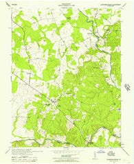 Germanna Bridge Virginia Historical topographic map, 1:24000 scale, 7.5 X 7.5 Minute, Year 1943