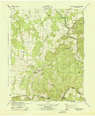Germanna Bridge Virginia Historical topographic map, 1:31680 scale, 7.5 X 7.5 Minute, Year 1944