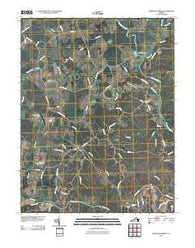 Germanna Bridge Virginia Historical topographic map, 1:24000 scale, 7.5 X 7.5 Minute, Year 2010