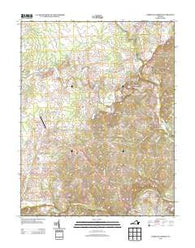 Germanna Bridge Virginia Historical topographic map, 1:24000 scale, 7.5 X 7.5 Minute, Year 2013