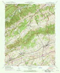 Glade Spring Virginia Historical topographic map, 1:24000 scale, 7.5 X 7.5 Minute, Year 1938
