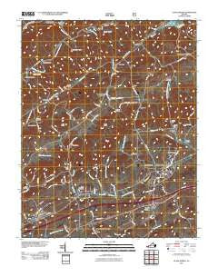 Glade Spring Virginia Historical topographic map, 1:24000 scale, 7.5 X 7.5 Minute, Year 2011