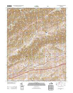 Glade Spring Virginia Historical topographic map, 1:24000 scale, 7.5 X 7.5 Minute, Year 2013