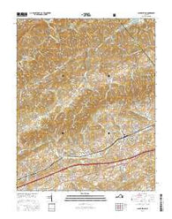 Glade Spring Virginia Current topographic map, 1:24000 scale, 7.5 X 7.5 Minute, Year 2016