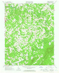 Gladehill Virginia Historical topographic map, 1:24000 scale, 7.5 X 7.5 Minute, Year 1964