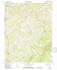 Gladehill Virginia Historical topographic map, 1:24000 scale, 7.5 X 7.5 Minute, Year 1964