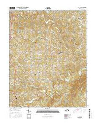 Gladehill Virginia Current topographic map, 1:24000 scale, 7.5 X 7.5 Minute, Year 2016