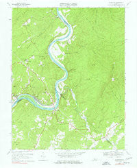 Gladstone Virginia Historical topographic map, 1:24000 scale, 7.5 X 7.5 Minute, Year 1969