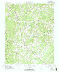 Gladys Virginia Historical topographic map, 1:24000 scale, 7.5 X 7.5 Minute, Year 1966