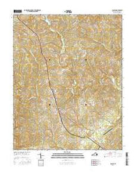 Gladys Virginia Current topographic map, 1:24000 scale, 7.5 X 7.5 Minute, Year 2016