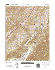Glasgow Virginia Historical topographic map, 1:24000 scale, 7.5 X 7.5 Minute, Year 2013