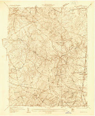 Glen Allen Virginia Historical topographic map, 1:24000 scale, 7.5 X 7.5 Minute, Year 1936