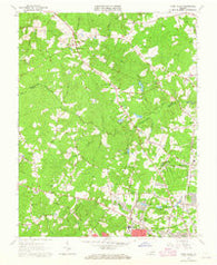 Glen Allen Virginia Historical topographic map, 1:24000 scale, 7.5 X 7.5 Minute, Year 1963