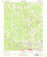 Glen Allen Virginia Historical topographic map, 1:24000 scale, 7.5 X 7.5 Minute, Year 1963