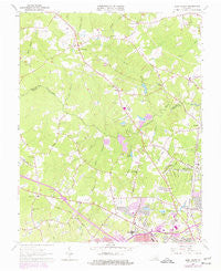 Glen Allen Virginia Historical topographic map, 1:24000 scale, 7.5 X 7.5 Minute, Year 1963