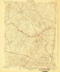 Glen Allen Virginia Historical topographic map, 1:31680 scale, 7.5 X 7.5 Minute, Year 1941