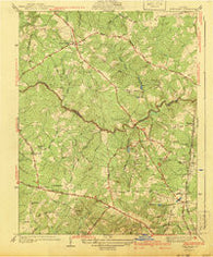 Glen Allen Virginia Historical topographic map, 1:31680 scale, 7.5 X 7.5 Minute, Year 1941