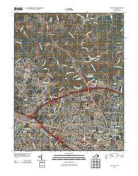 Glen Allen Virginia Historical topographic map, 1:24000 scale, 7.5 X 7.5 Minute, Year 2010