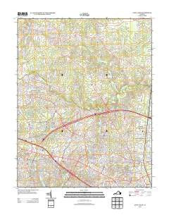 Glen Allen Virginia Historical topographic map, 1:24000 scale, 7.5 X 7.5 Minute, Year 2013