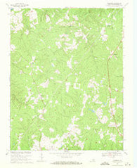 Glenmore Virginia Historical topographic map, 1:24000 scale, 7.5 X 7.5 Minute, Year 1968
