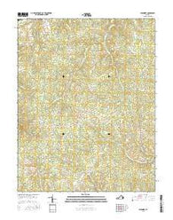 Glenmore Virginia Current topographic map, 1:24000 scale, 7.5 X 7.5 Minute, Year 2016