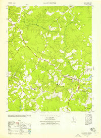 Gloucester Virginia Historical topographic map, 1:24000 scale, 7.5 X 7.5 Minute, Year 1952