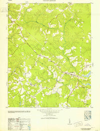 Gloucester Virginia Historical topographic map, 1:24000 scale, 7.5 X 7.5 Minute, Year 1953