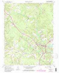 Gloucester Virginia Historical topographic map, 1:24000 scale, 7.5 X 7.5 Minute, Year 1965