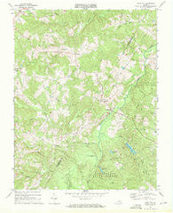 Gold Hill Virginia Historical topographic map, 1:24000 scale, 7.5 X 7.5 Minute, Year 1968